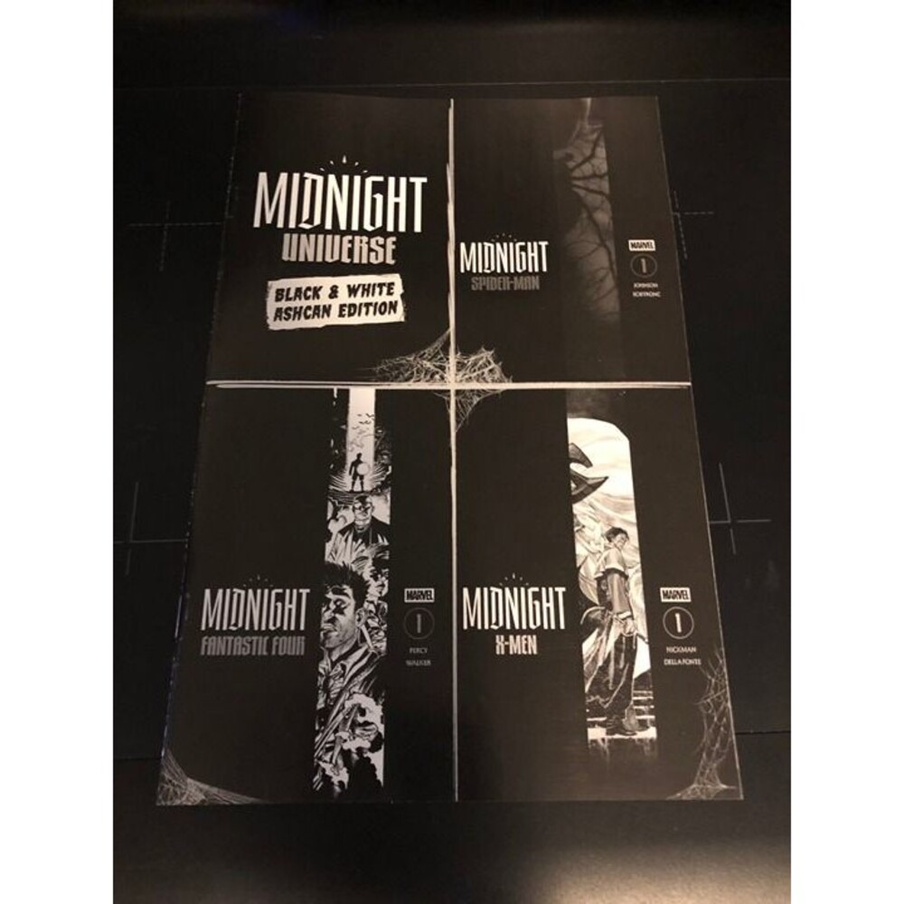 Midnight Universe B/W Ashcan Spider-Man FF X-Men - Marvel Comics 2026